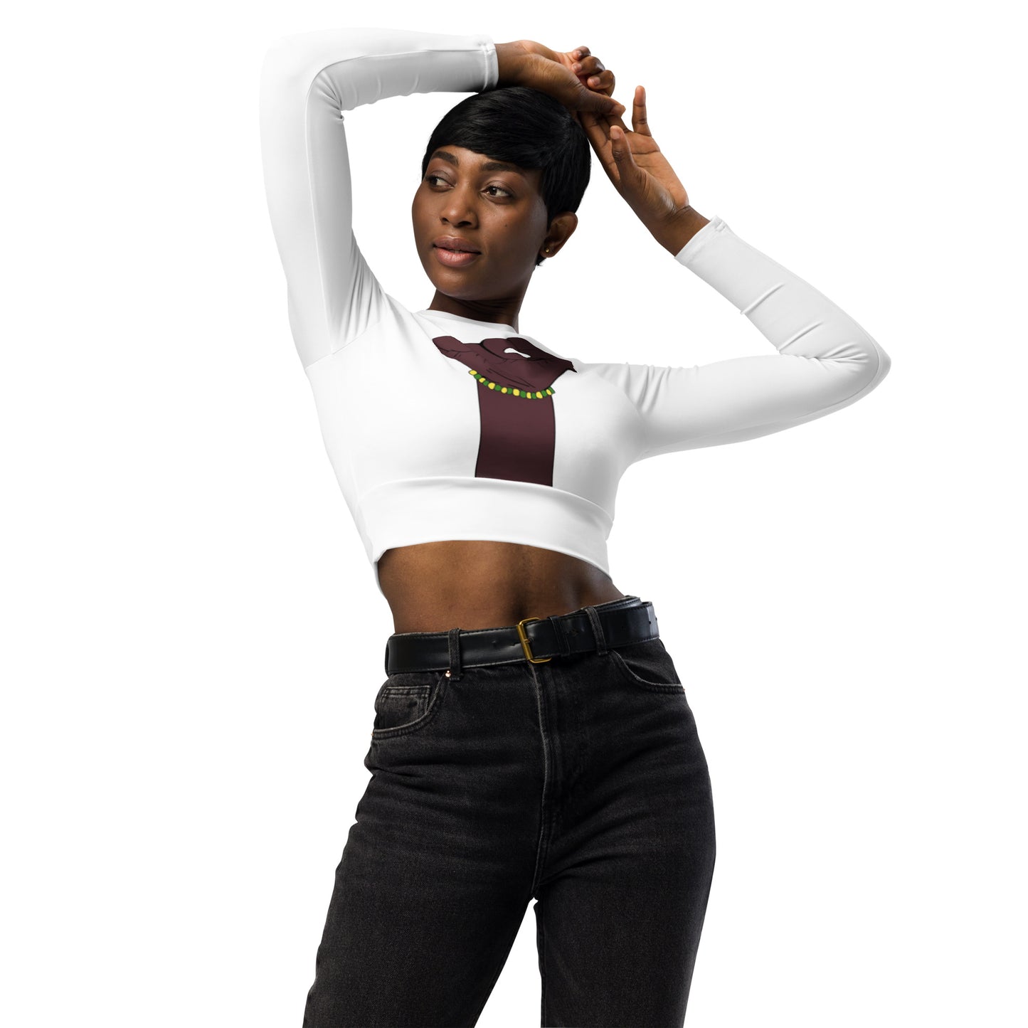 Osun Women's Ide Recycled long-sleeve crop top
