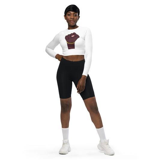 Egbe Women's Ide Recycled long-sleeve crop top