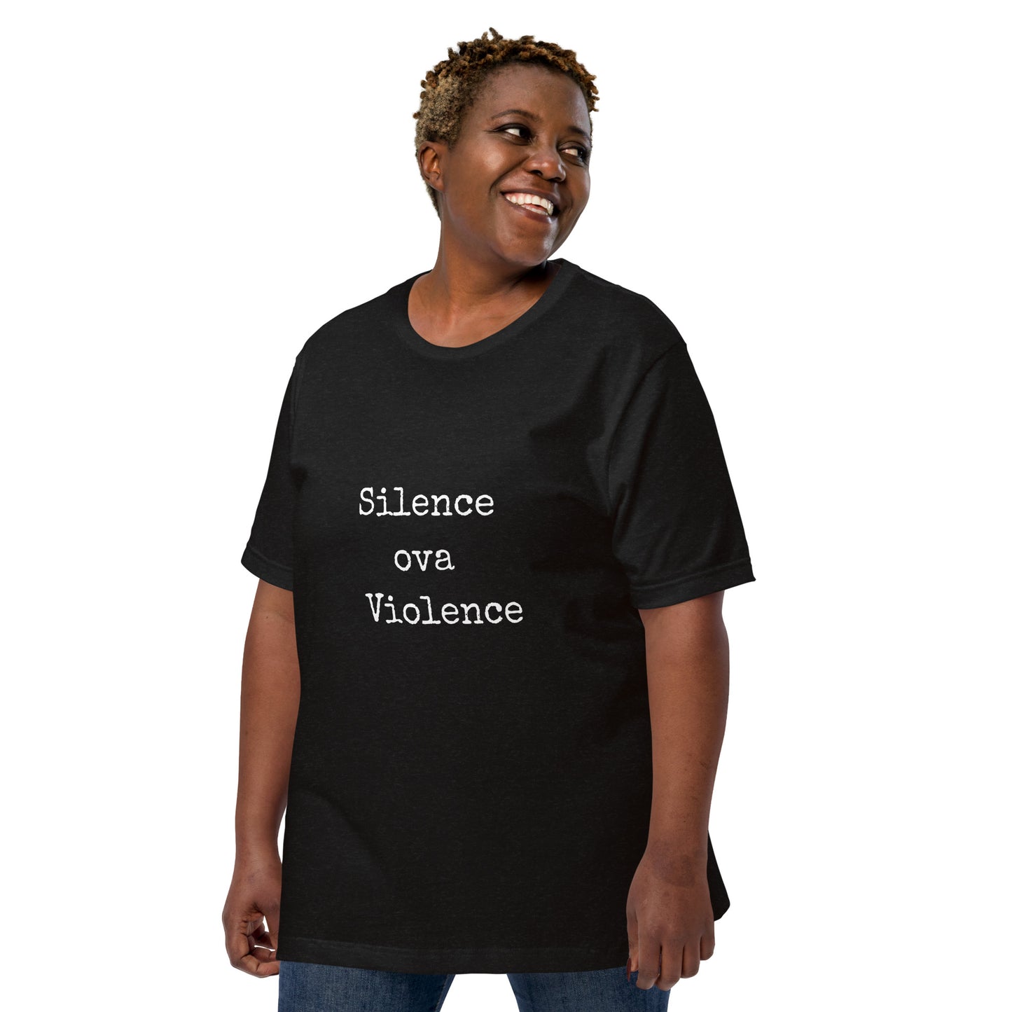 Silence Over Violence Unisex T-shirt